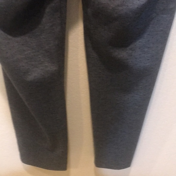 Adrienne Vittadini Gray Polka Dot Straight Leg Trouser Pants w/Faux Pockets-12 - Picture 7 of 12